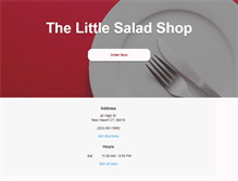 Tablet Screenshot of littlesaladshop.net